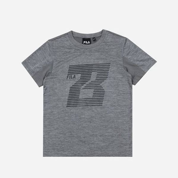 Camisetas Manga Corta Fila Niños Gris - Speed 73 S/S - España 058714KJH